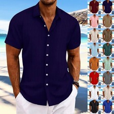 Mens Grandad Solid T Shirts