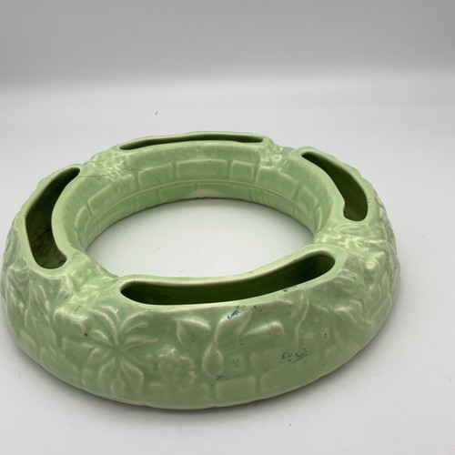 Vintage posy ring ceramic vase - vintage,
