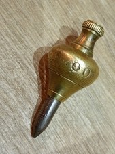 VINTAGE BRASS PLUMB BOB 1.6oz