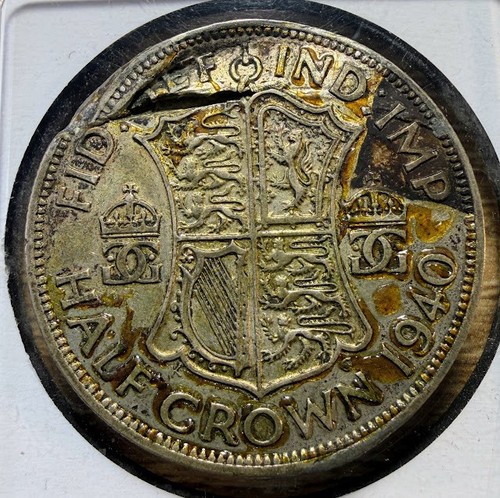 1940 half crown great britain - great,