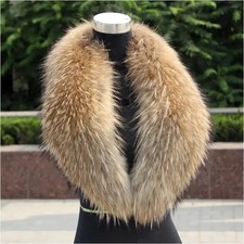 Real Raccoon Fur Collar