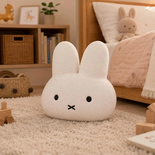 Miffy plush toy black eyes - toy,