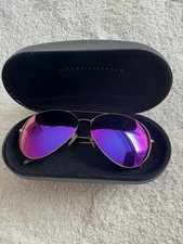 victoria beckham Pilot Mirrored Green Sunglasses VBS1C7 64 14 140 made in Italy 