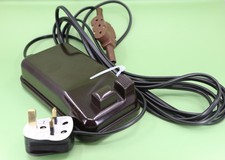 Vintage Singer Brown Sewing Machine Foot Control Pedal 3 Pin - Brown