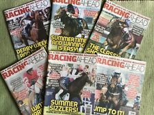 RACING AHEAD  - HORSE RACING MAGAZINES - 6 ISSUES FROM 2015