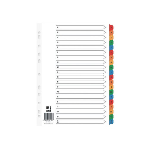Connect index z board - index, a-z