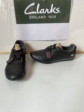 Clarks Cosy Black Leather Shoes Size UK 4.5 EU 37.5  NEW