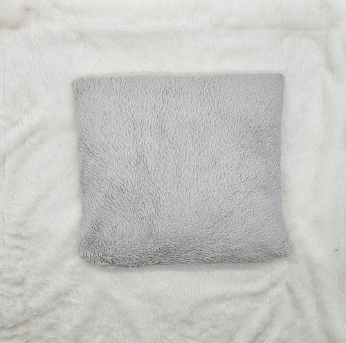 Dunelm faux fur cushion - faux,