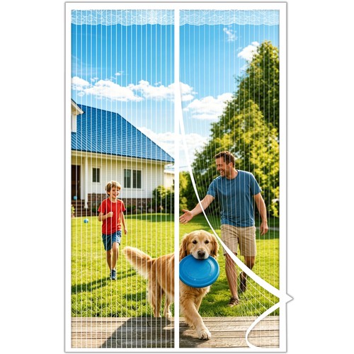 Fly screen door 90x200cm - door,