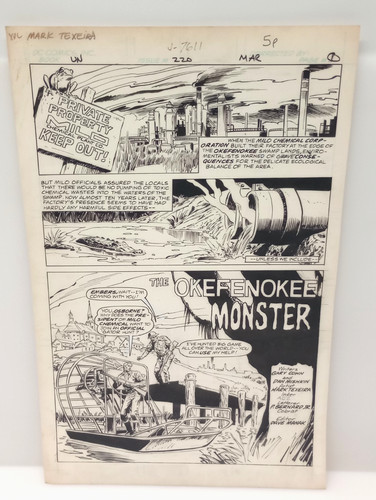 Mark texeira original comic - texeira,