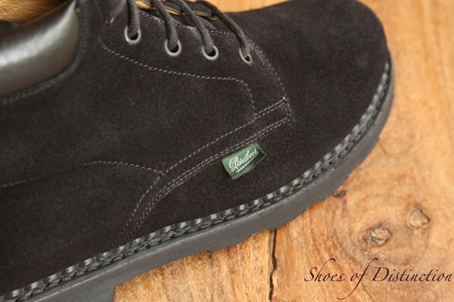 Paraboot black leather suede - paraboot,