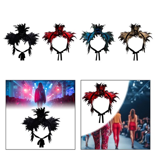 Artificial feather cape easy - artificial,