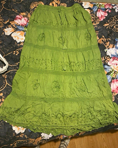 Women indian green cotton - women’s,