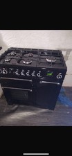 Rangemaster KCH90DFFBL/C 90cm Dual Fuel Range Cooker - Black