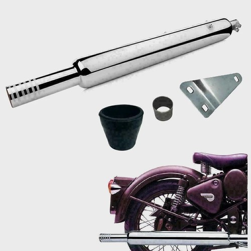 Chrome long punjab silencer - punjab,