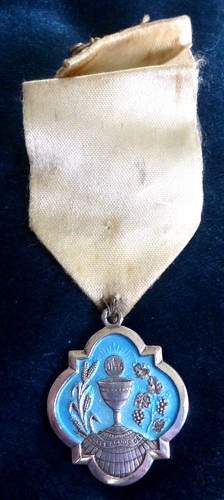 First holy communion medal - first,
