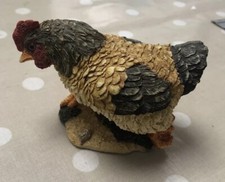 Hand Made/ Painted Chicken Figurine Ornament
