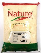 Dr Nature - Desi Makki Ka Atta - (indian yellow corn flour) - 1.5kg