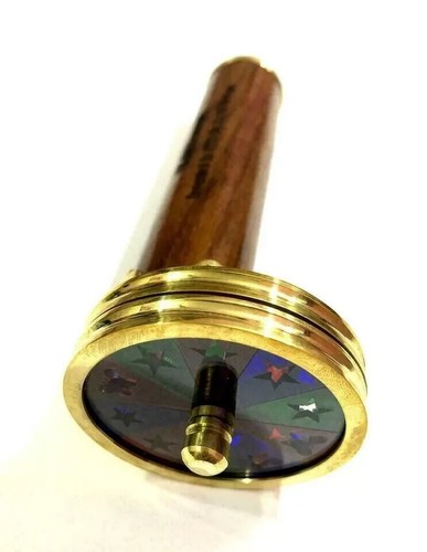 Antique brass wooden - &,