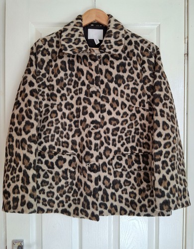 Leopard faux fur - h&m, size