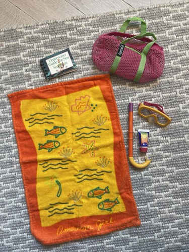 American girl doll - american, beach