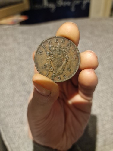 Ireland george 1822 copper - george, iv