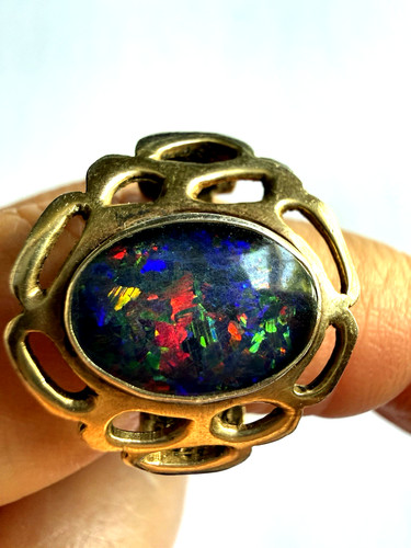 Vintage sterling silver black - vintage,