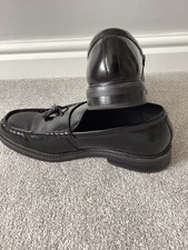Black Men’s Slip-on Loafers With Tassel From Next