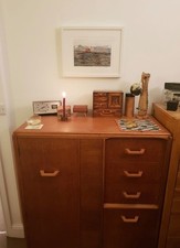 Mid Century G Plan Brandon Tallboy / Gentleman's Wardrobe