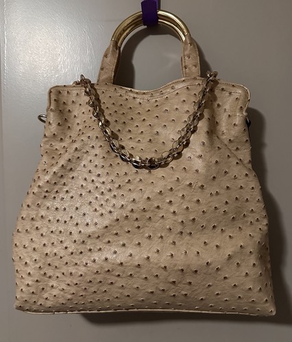 Ivanka trump ostrich handbag - ostrich,