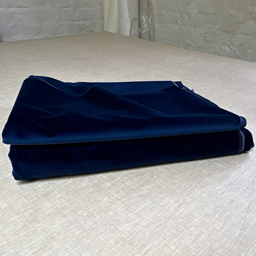 Navy blue romo cotton - blue, velvet