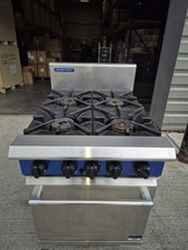 Blue Seal 4 Burner Gas Cooker Commercial Catering Stainless Steel