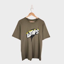 WTAPS Men's Khaki Logo Print T-Shirt - L - New Without Tags