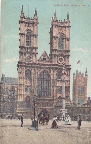 Postcard westminster abbey - postcard,