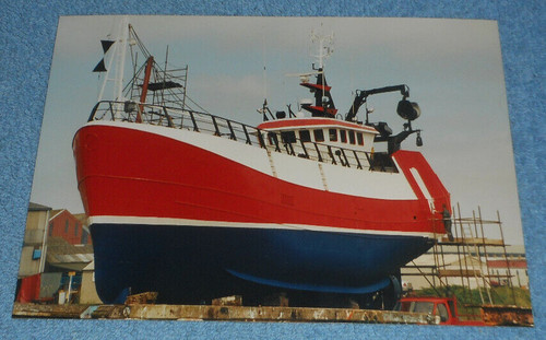 Vintage english fishing boat - vintage,