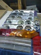 TRIUMPH STAG REAR LIGHTS JOB LOT FOR PARTS SOME DAMAGED. WITH LENSES ETC