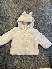 baby girl faux fur coat 9-12