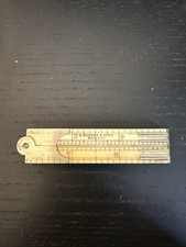 Rare  Vintage J.Rabone Son Antique Ivory Folding Ruler 12” 1925 Great Condition