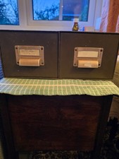  VINTAGE 2 DRAW METAL FILEING