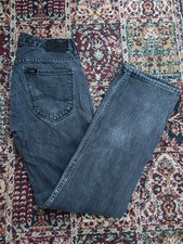 Grey Straight Leg Button Up