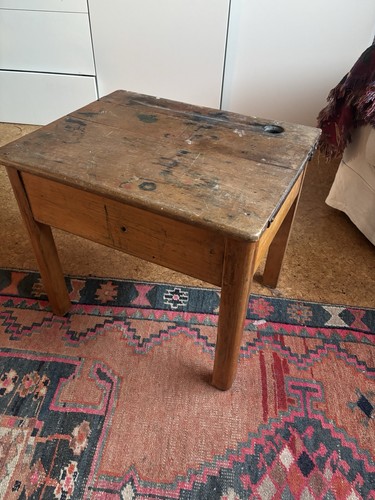 Old school desk - school,