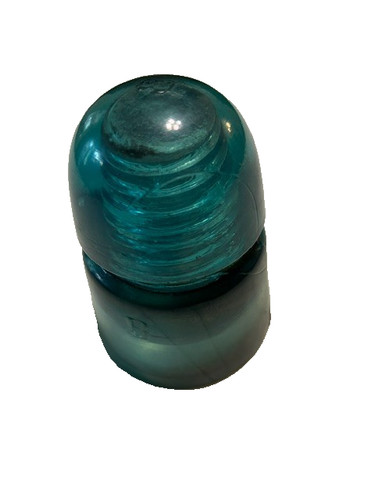 Antique aqua blue glass - blue,