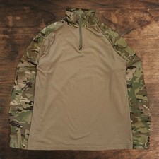 Vintage Army Custom Combat Shirt OCP MULTI-CAM Large Regular Camo Jumper