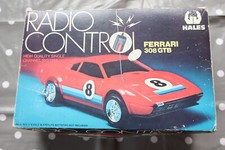 VINTAGE HALES  RADIO CONTROL SINGLE CHANNEL SYSTEM FERRARI 308 GTB WORKING & BOX