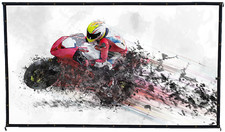 White Front Projection Screen