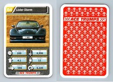 Lister Storm - Super Cars 2 - 2005 Ace Trumps Card