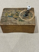 Vintage Wooden Hand-Crank