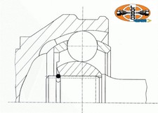 FRONT FITS BOTH SIDES/ LEFT/ RIGHT/ REAR WHEEL SIDE DRIVE SHAFT JOINT KIT 306