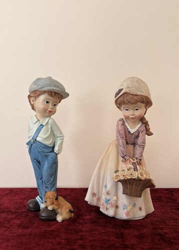 Resin couple figurine - couple, and