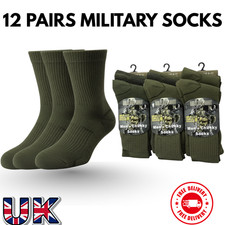 12,6 Pairs Mens Army Military